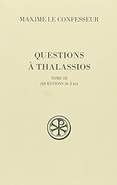Questions à Thalassios