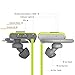 Heiyo Wireless Sport Bluetooth Headphones, In-Ear Fit Earhook Secure IPX4 Sweatproof Earphones with Mic and 7-Hour Playing Time for Running,Gym and Outdoor Sports-Green