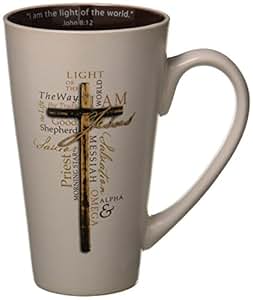 Amazon.com  Names of Jesus Cream Mug Christian Mugs Coffee Cups & Mugs