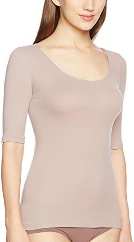 Amazon ウイング ワコール Wing Wacoal インナーシャツ のび温子さん Uネック 5分袖 El7404 チャコールグレー L インナーシャツ 通販