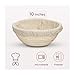 Avalon Kitchen Premium Sourdough Bread Banneton Proofing Basket | 10 Inch Round Brotform | Artisan Bread Maker | Removable Cloth Linen Liner Natural Cane Rattan Dough