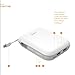 LABC Power Bank 10400mAh Dual-Port USB Charger 2.1A 1.0A FAST Charge Built in 5pin cable For iPhone 5s 5c 5 6 iPad Galaxy LG Nexus HTC and More PSP Digital Camera Bluetooth BT speaker(LABC-581-BK)