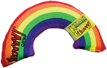 Yeowww! Banana/Rainbow Catnip Toy for Cats (Rainbow)
