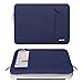 MOSISO Laptop Case 13 inch, 13 inch Laptop Sleeve Compatible with MacBook Air M3 M2 M1 2025-2018 / Pro M2 M1 2025-2016, Polyester Vertical Computer Sleeve Bag with Pocket, Navy Blue