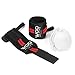Weightlifting Wrist Wraps, Wrist Support Lifting Straps by Wodactive for Wods, Powerlifting and Olympic Lifts Free Reusable Chalk Ball Included