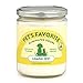 Pet's Favorite Plant Based Candles with a Cotton Wick, Clean Burning Pet Friendly Candles with a 70 Hour Burn Time, Lemon Zest Pack of 1