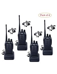 HESENATE HT-U666 Walkie Talkie (Paquete de 4)