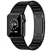 Apple Watch Band, JETech 38mm Stainless Steel Link Bracelet with Butterfly Closure Replacement Bands for Apple Watch All 38mm Models (Black) - 2229