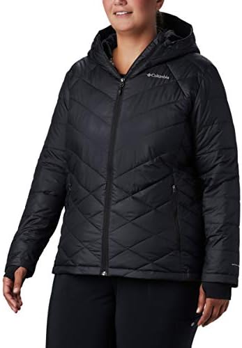 columbia heavenly hooded jacket black