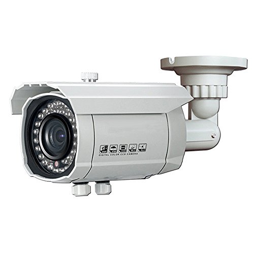 Dripstone 2.0MP 1/3" CMOS HD-TVI 1080p Full HD Bullet Camera 2.8-12mm Varifocal Manual Lens IP66 Weatherproof with Vandal Proof Tube Metal Housing