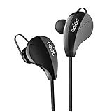 AELEC S350 Bluetooth Headphones Wireless In-Ear Sports Earbuds Sweatproof Earphones Noise Cancelling Headsets with Mic for Running Jogging Black