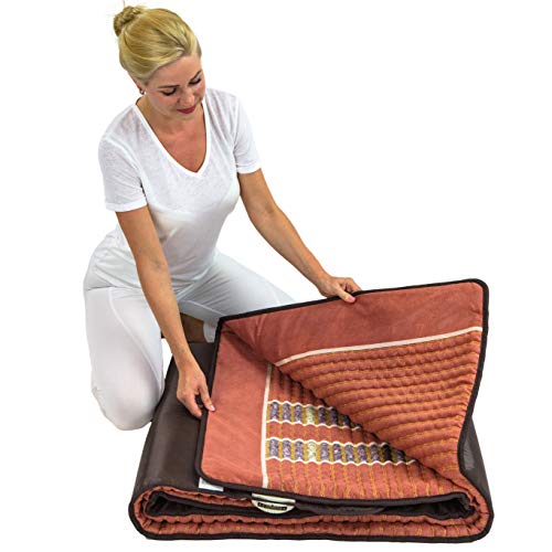 HealthyLine Far Infrared Heating Pad Soft Queen Mat Filled with