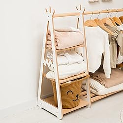 Montessori Teepee Style Clothing Rack Furniture for