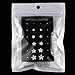 JewelrieShop 5 Pairs Assorted Sizes Wholesale Stainless Steel Cubic Zirconia Star Stud Earrings