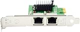 Tsadeer RTL8111G Gigabit Dual Port PCI-E Network Card 10/100/1000Mbps Server NIC view 5