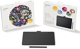 Wacom Intuos S Pen Tablet Mobile Graphic Tablet For Painting Sketching And Photo Retouching With 1 Creative Software Download Black Ideal For Work From Home Remote Learning Amazon Co Uk Computers