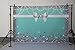Mocsicka Breakfast Blue Bow-Knot Birthday Backdrop Sweet 16 Turquoise Bow Photography Background 7x5ft Vinyl Bridal Shower Wedding Party Banner Supplies Backdrops