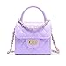 Pinky Family Fashion Kids Toddler Handbags PU Leather Crossbody Bags Gifts for Girls (Purple)