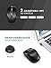 Mpow Wireless Keyboard and Mouse Combo, Ultra-Thin Chiclet Keyboard and Mute Mouse, 2.4GHz 26ft Wireless Connection with USB Receiver for PC Desktop Computer Laptop Mac Tablet (Black)