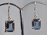 100% Color Change Lab Created Alexandrite 925 Solid Sterling Silver Earrings