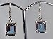 100% Color Change Lab Created Alexandrite 925 Solid Sterling Silver Earrings