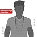 TRUSUPER Silver Color Style Titanium Stainless Steel Mens Womens Italy Fantastic Chain Necklaces 2mm Unisex