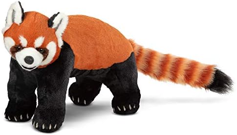 panda rojo peluche