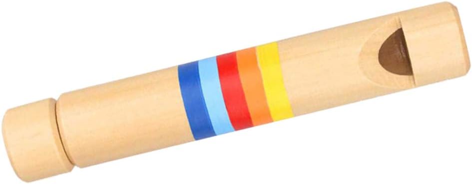 Toyvian 2pcs Wood Slide Whistle Toy Noise Makers for Kids Bag Stuffers, School Prizes: Health & Personal Care