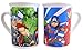 Marvel Avengers Character Holiday Mugs with Nestle Hot Cocoa Packets Mug Set