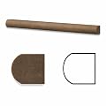 Noce Travertine Honed 3/4 X 12 Bullnose Liner Trim Molding - Box of 5 pcs.