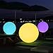 Glow Party Decorations LED Light Up Beach Ball 13 Colors Changing with Remote Controller, Great Pool Party Garden Halloween Xmas Decoration 16 Inch