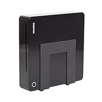 HIDEit Uni-SW (Black) Mount - Adjustable Small + Wide Device Wall Mount for Cable Boxes, Wireless Routers, Media Players, Modems and More - Made in the USA and Trusted Worldwide Since 2009