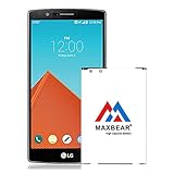 LG G4 Battery, MAXBEAR 3200mAh Li-ion Replacement Battery for LG G4 BL-51YF, H815, H812, H810 (AT&T), VS986 (Verizon), H811 (T-Mobile), LS991(Sprint), US991 (US Cellular) Phone.[12 Month Warranty]