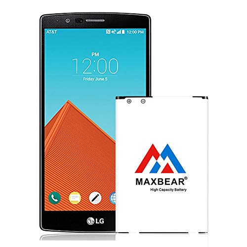LG G4 Battery, MAXBEAR 3200mAh Li-ion Replacement Battery for LG G4 BL-51YF, H815, H812, H810 (AT&T), VS986 (Verizon), H811 (T-Mobile), LS991(Sprint), US991 (US Cellular) Phone.[12 Month Warranty]