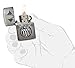 Zippo 1941 Replica Eagle & Flag Pocket Lighter, Brushed Chrome