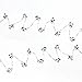 MUMENG 1 Set of 2M 20 LEDs Music Symbols String Lights Silver Wire Fairy Lights Christmas Decoration Indoor Use (Warm White)