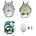 3 Pack Totoro Phone Ring Stand Anime Finger Ring Holder Universal 360 Rotation Cell Phone Ring Kickstand for Phones and Tablets - 3 Pack Phone Ring Hook Mount Included