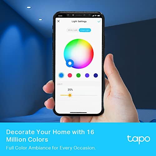 L630(4-Pack) smarte WLAN Glühbirne GU10, Energie sparen, 3,7 W Entspricht 50W, dimmbare Lampe, kompatibel mit Alexa,Google Assistant, Mehrfarbrige