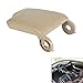 SP-Auto Beige Leather Armrest Center Console Armrest Lid Cover for BMW E46 1999-2004(Not just The Leather Part, Include Whole Cover in The Picture)