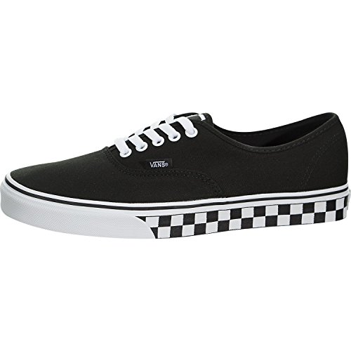 Vans Unisex Authentic (Checker Tape) Checker Tape/Black/White Skate Shoe 8 Men US/9.5 Women US
