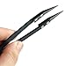 Black Ceramic Tweezers Set - Antistatic,Anticorrosion,Antimagnetic,Highly Heat Resistant up to 3000F(3Pack)
