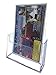 Marketing Holders 6”W Clear Acrylic Brochure Slatwall Holder Value Pack of 15 Display Tri Fold Literature Holder Map Pamphlet