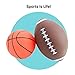Boley 4 Piece Playground Ball Set - Includes Soccer Ball, Basketball, Football, Volleyball, and Ball Pump - Great for Backyard Games, Outdoor Sports, Schoolyard Activities