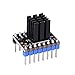 Kingprint TMC2208 V2.1 Stepper Damper with Heat Sink Driver, Replacement Damper for A4988 DRV8825 for 3D Printer (4 Pieces)
