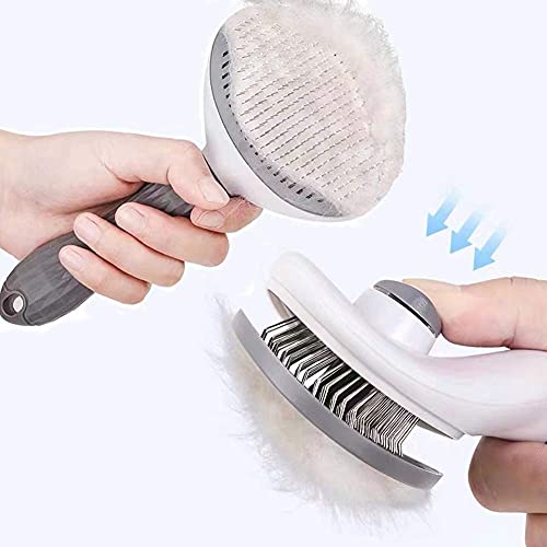 DASHH Glove + Brush for Dogs and Cats, Comb and Self-Cleaning Grooming for Pets, Removing Excess and Dead Animal Hair