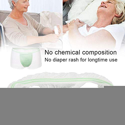 Huairdum Mesh Incontinence Aid Panties, 10 Pcs Breathable High Comfortable Fixed Reusable Washable Diaper Stretch Net Pants for Elderly Maternity People(XL)