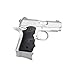 Hogue Kimber Micro 9 Ambidextrous Safety Rubber Grip with Finger Grooves, Black, 39080