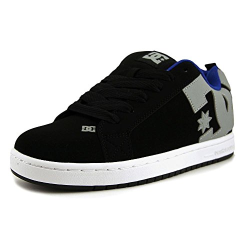 DC Men's Court Graffik, Black/Armor, 11.5 D US