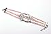 Susenstone®Fashion Pierced Heart Pearl Love Friendship Leather Charm Bracelet