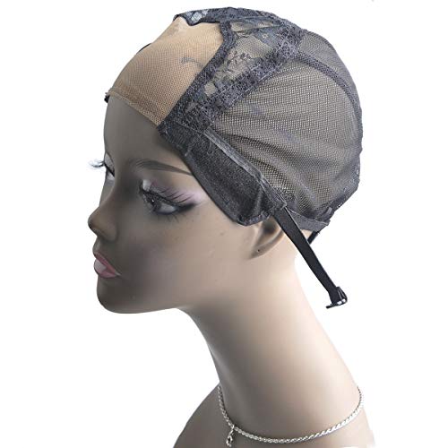 5 Pieces U Lace Wig Cap for Making Wigs with Adjustable Strap on the back Weaving Cap one Size Glueless Wig accessories Caps Good Quality Ross Beauty